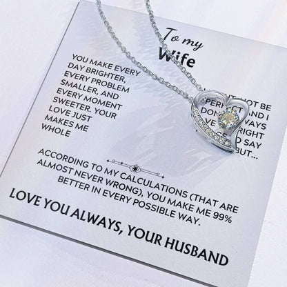 To my wife, forever love (you make every day)